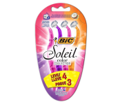 Aparelho De Depilar BIC Soleil Rosa Roxo E Laranja Leve 4 Pague 3 na Amazon