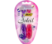 Aparelho De Depilar BIC Soleil – Com Fita Lubrificante De Óleo De Coco – 2 Unidades na Amazon