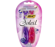 Aparelho De Depilar BIC – Soleil Rosa E Roxo Com Fita Lubrificante De Óleo De Coco – 2 Unidades na Amazon