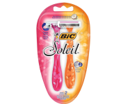 Aparelho De Depilar Soleil BIC – 2 Unidades – Fita Lubrificante Com Leite De Coco na Amazon
