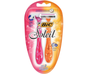 Aparelho De Depilar Soleil com Dupla Fita Lubrificante – BIC – 2 Unidades na Amazon