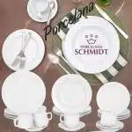 Aparelho de Jantar 20 Peças Schmidt Redondo – Porcelana na Magazine Luiza