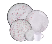 Aparelho de Jantar 20 peças Tramontina Floralis em Porcelana – Floral na Casas Bahia