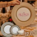 Aparelho de Jantar Alleanza 12 pçs Celebrate Fendi na Amazon
