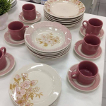 Aparelho de Jantar Chá 30 Peças Biona – Cerâmica Redondo Rosa Donna AE30-5160 na Magazine Luiza