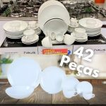 Aparelho de Jantar Chá e Café 42 Peças Haus – Cerâmica Branco Redondo Soho na Magazine Luiza