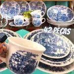 Aparelho de Jantar de Chá e Cafezinho Cena Inglesa Oxford – 42 Peças na Americanas