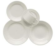 Aparelho de Jantar e Chá – 20 Peças – Biona Donna Branco na Amazon