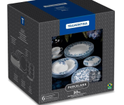 Aparelho de Jantar Tramontina Azzura em Porcelana Decorada – 30 Peças na Amazon