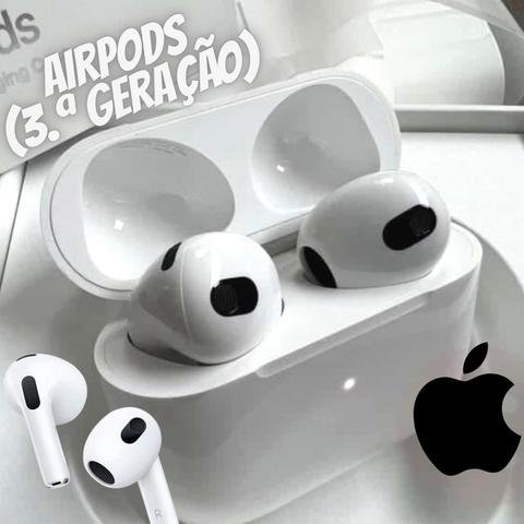 Apple AirPods (3ª geração) com estojo de recarga Lightning ​​​​​​​ na Amazon