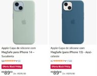 Apple Capa de silicone com MagSafe Original na Amazon