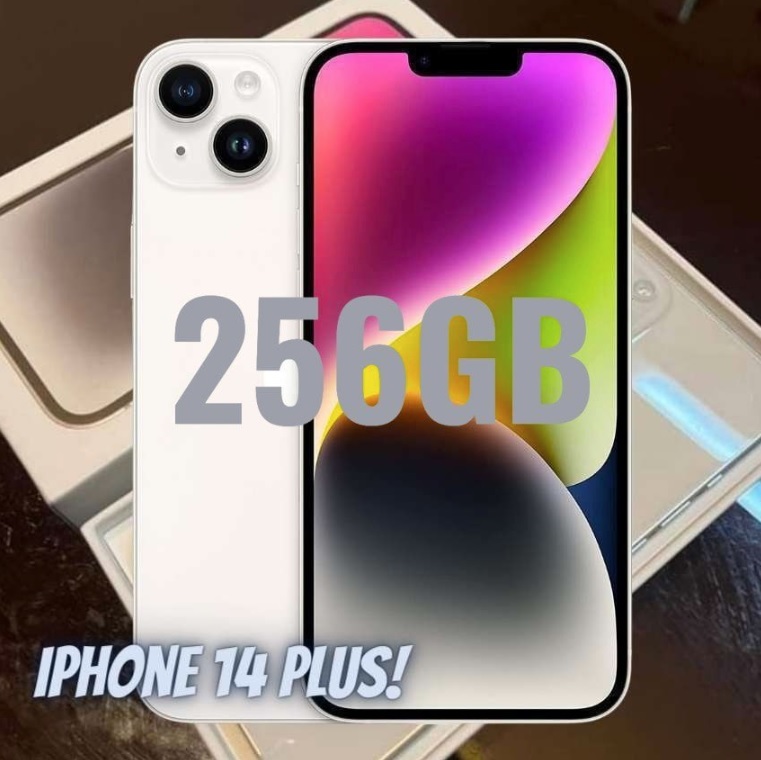 Apple iPhone 14 Plus 256GB iOS 5G Wi-Fi Tela 6.7″ Câmera Dupla 12MP na Americanas