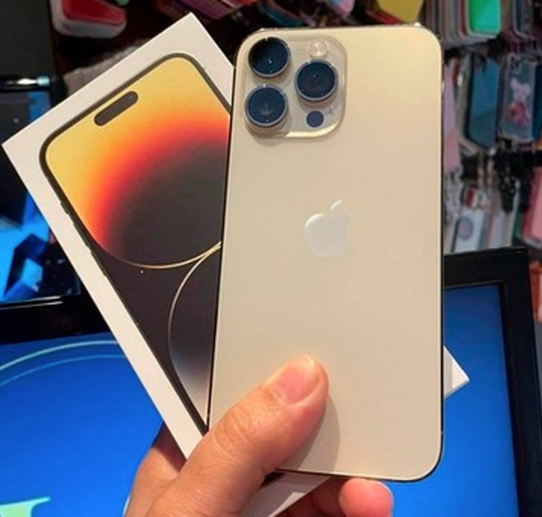 Apple iPhone 14 Pro (128 GB) – Dourado na Amazon