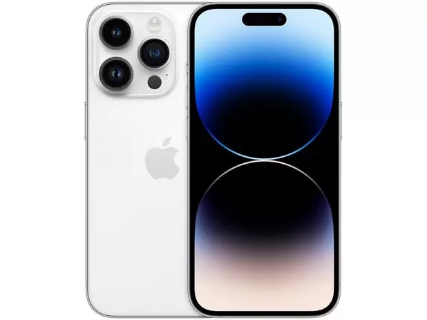 Apple iPhone 14 Pro 128GB Prateado 6,1” 48MP – iOS 5G na Magazine Luiza