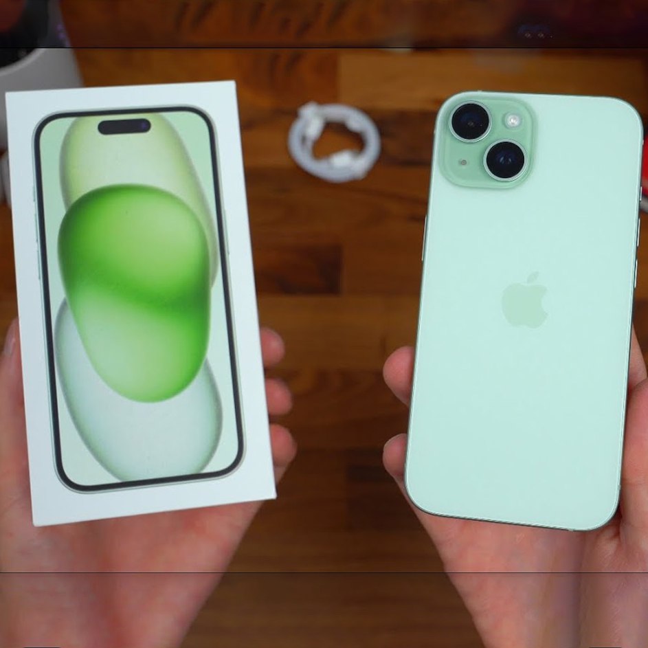 Apple iPhone 15 (128 GB) — Verde na Amazon