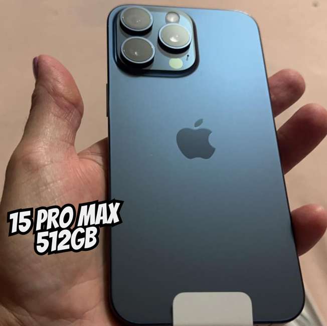 Apple iPhone 15 Pro Max (512 GB) — Titânio Azul na Amazon