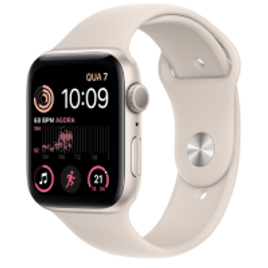 Apple Watch SE 2ª Geração 44mm GPS Case de Alumínio Pulseira Esportiva na Amazon