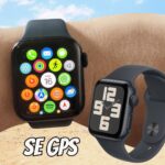 Apple Watch SE GPS • Caixa meia-noite de alumínio – 40 mm • Pulseira esportiva meia-noite – P/M na Amazon