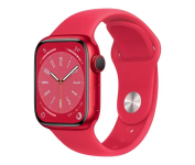 Apple Watch Series 8 GPS, Caixa de Alumínio 41mm Vermelha, Pulseira Esportiva Vermelha – MNP73BZ/A na Magazine Luiza