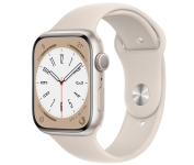 Apple Watch Series 8 (GPS), Smartwatch com caixa estelar de alumínio – 45 mm • Pulseira esportiva estelar na Amazon