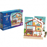 Aprendendo Partes Da Casa Em Inglês 14 Peças Xalingo na Amazon