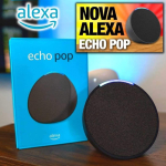 Apresentamos o Echo Pop | Smart speaker compacto com som envolvente e Alexa | Cor Preta na Amazon