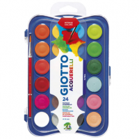 Aquarela 30mm, Giotto, 352400, Acquarelli, 24 Cores na Amazon