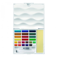 Aquarela Em Pastilha Graf Watercolor, CIS, Multicor, Estojo C/24 Cores na Amazon