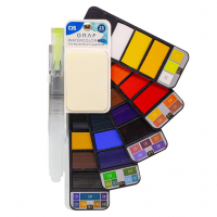 Aquarela Em Pastilha Graf Watercolor Slim, CIS, Multicor, Estojo C/25 Cores na Amazon
