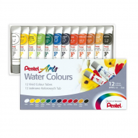 Aquarela Wfrs à Base De Água Pentel Arts 12 Cores na Amazon