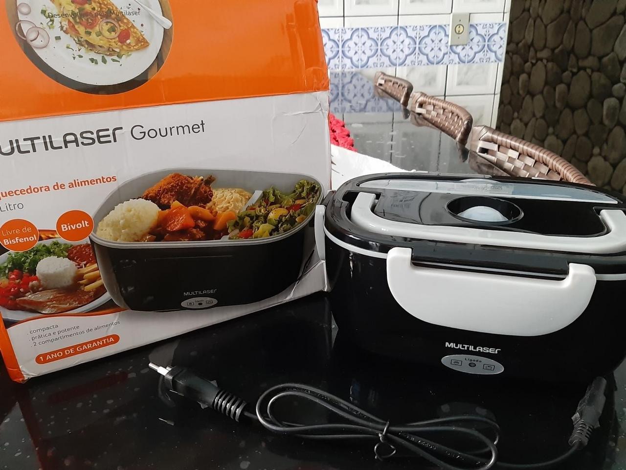 Aquecedor de Alimento Multilaser Gourmet Bivolt 60W 1L Preto CE071 na Amazon