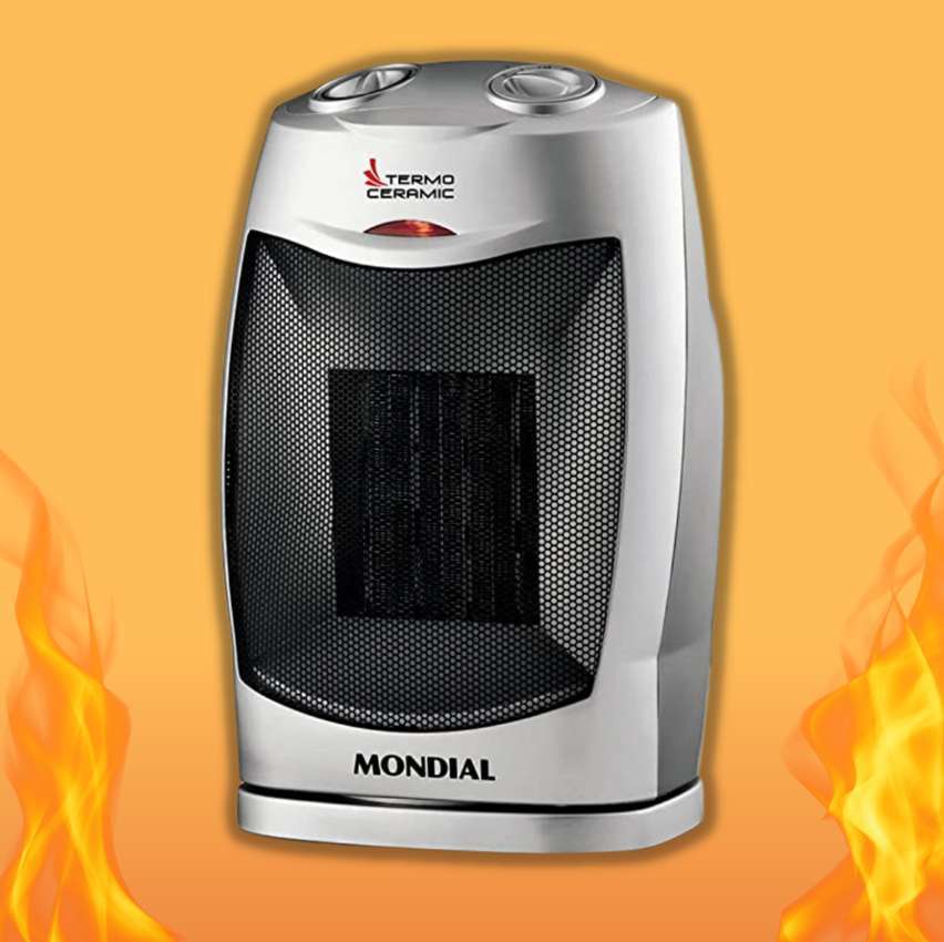 Aquecedor Termo Ceramic, Mondial, Preto/Prata, 1500W, 110V – A-05 na Amazon