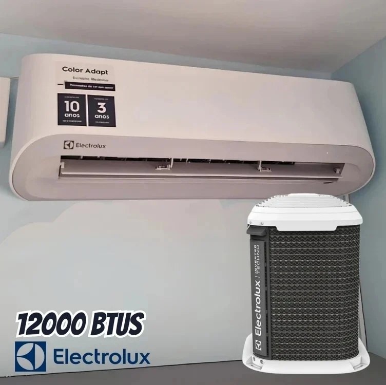 Ar-Condicionado Electrolux Split 12.000 BTUs Color Adapt Quente/Frio (UI12R/UE12R) 220V na Amazon