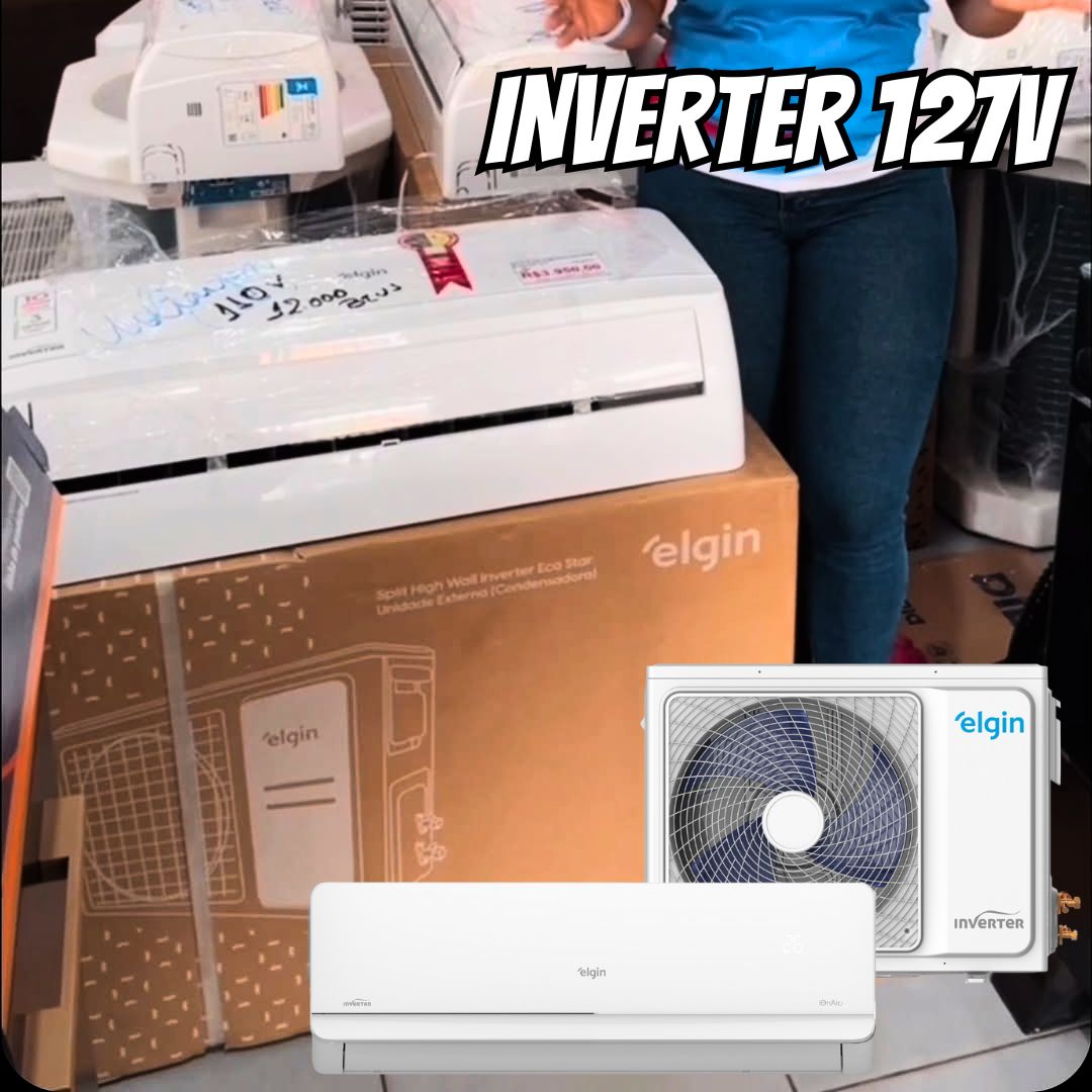 Ar Condicionado Hi Wall Inverter Elgin Eco Star 12.000 Btus Frio 127v R-32 na Amazon
