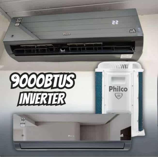 Ar Condicionado Inverter Philco 9000 Btus Quente E Frio 220v na Mercado Livre