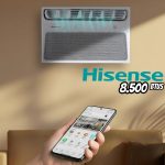Ar Condicionado Janela Eletrônico Hisense com Wi-Fi 8.500 BTUs na Amazon