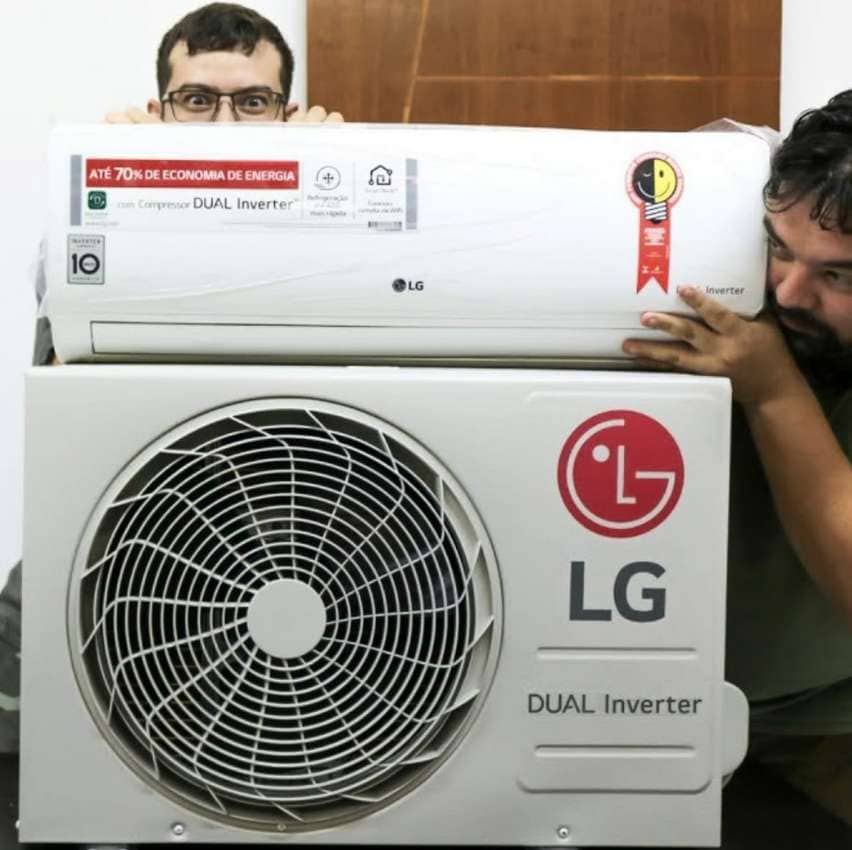 Ar Condicionado LG Dual Inverter Compact +IA 9000 BTUs Frio na Casas Bahia