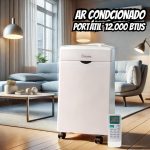 Ar Condicionado Portátil Hisense com Wi-Fi 12.000 BTUs Frio Evaporação na Amazon