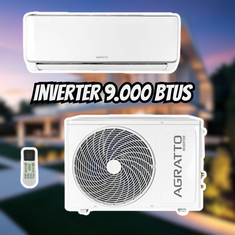 Ar Condicionado Split Agratto Hi Wall Neo Inverter 9.000 Btu/h Frio Monofásico Branco ICS9F-02-220V na Amazon