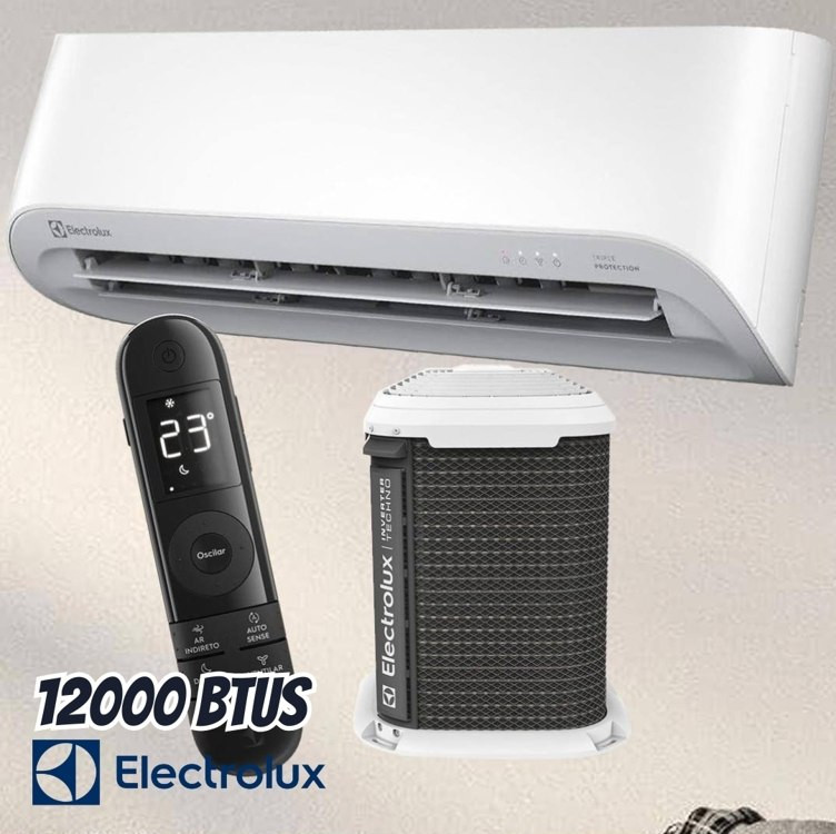 Ar-condicionado Split Electrolux Inverter 12.000 BTUs Frio Home Comfort JI12F na Aliexpress