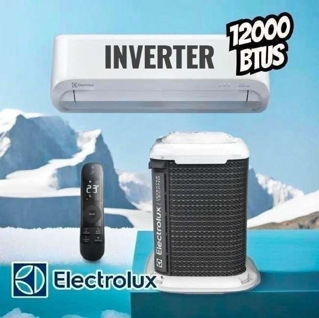 Ar Condicionado Split Hi Wall Inverter Electrolux Color Adapt 12000 BTU/h Quente e Frio JI12R na Shopclub