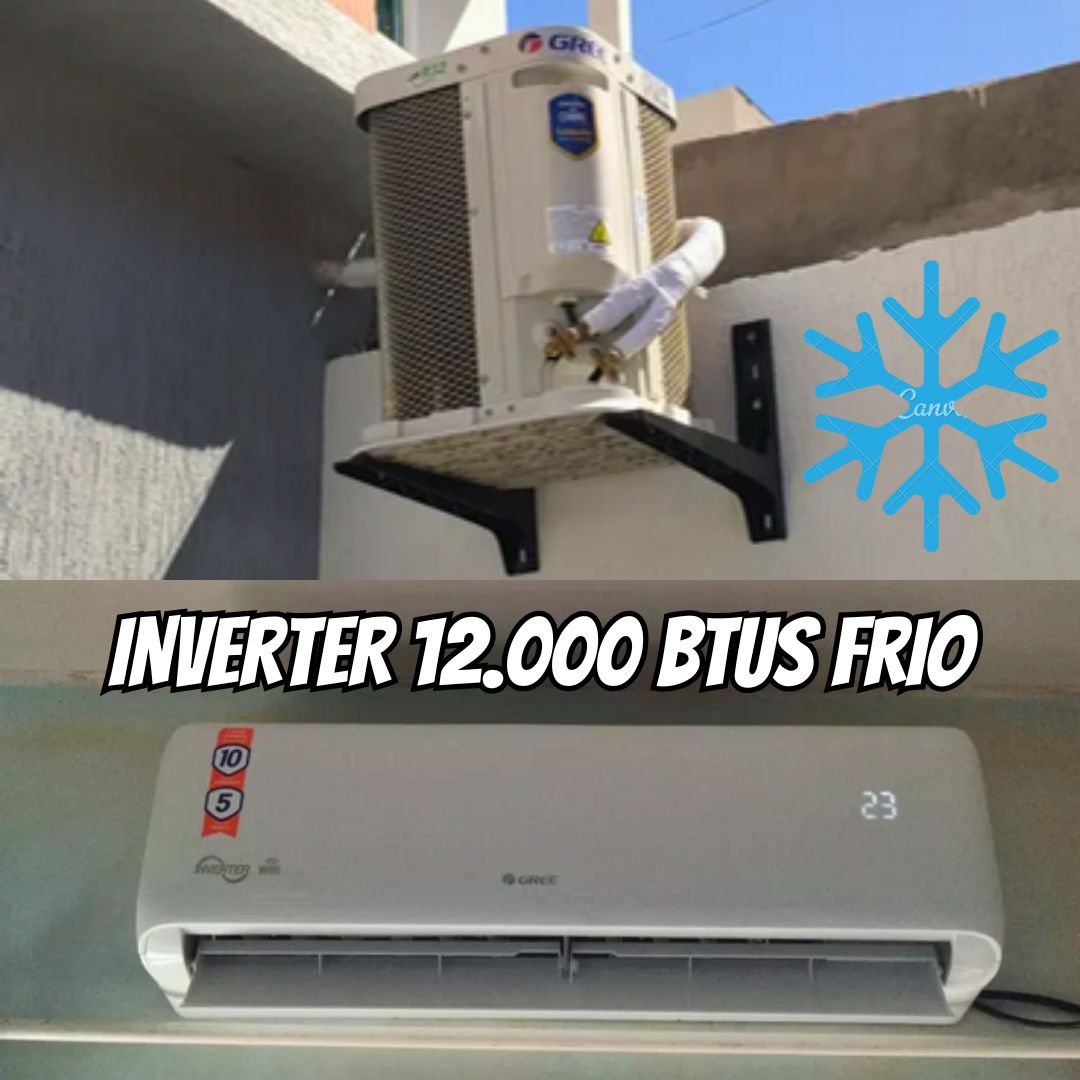 Ar Condicionado Split Hi Wall Inverter Gree G-Top Auto 12000 BTU/h Frio CB574N09200 – 220 Volts na Amazon