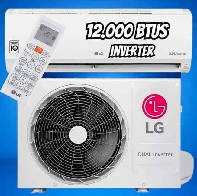 Ar Condicionado Split Hi Wall LG Dual Inverter Compact 12.000 Btus Frio 220v R-32 na Amazon