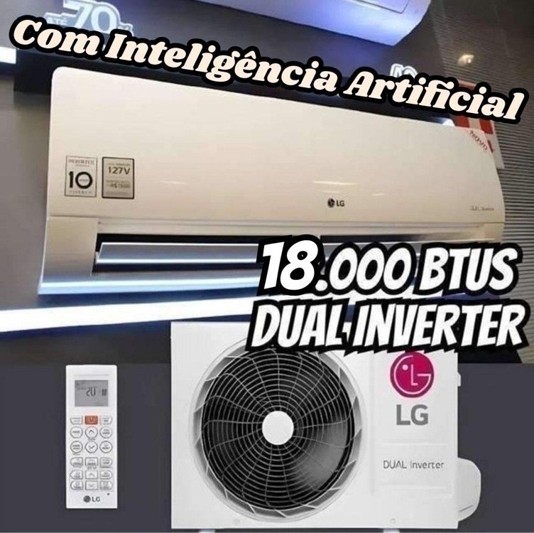 Ar Condicionado Split Hi Wall R32 LG Dual Inverter Voice +AI 18000 BTU/h Frio S3-Q18KL31B – 220 Volts na Amazon