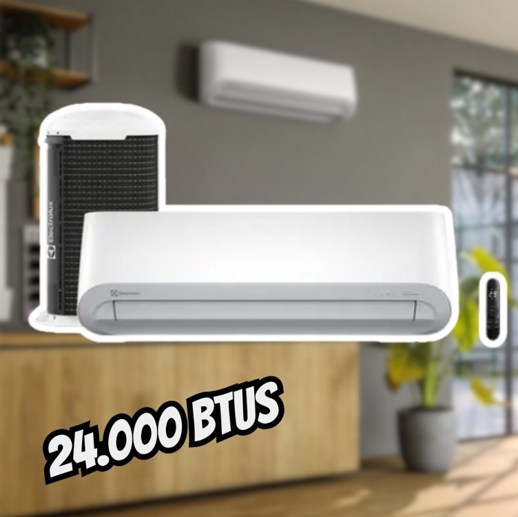 Ar-Condicionado Split Inverter 24000 BTUs Electrolux Color Adapt com Wi-Fi Só Frio YI24F/YE24F 220V na Amazon