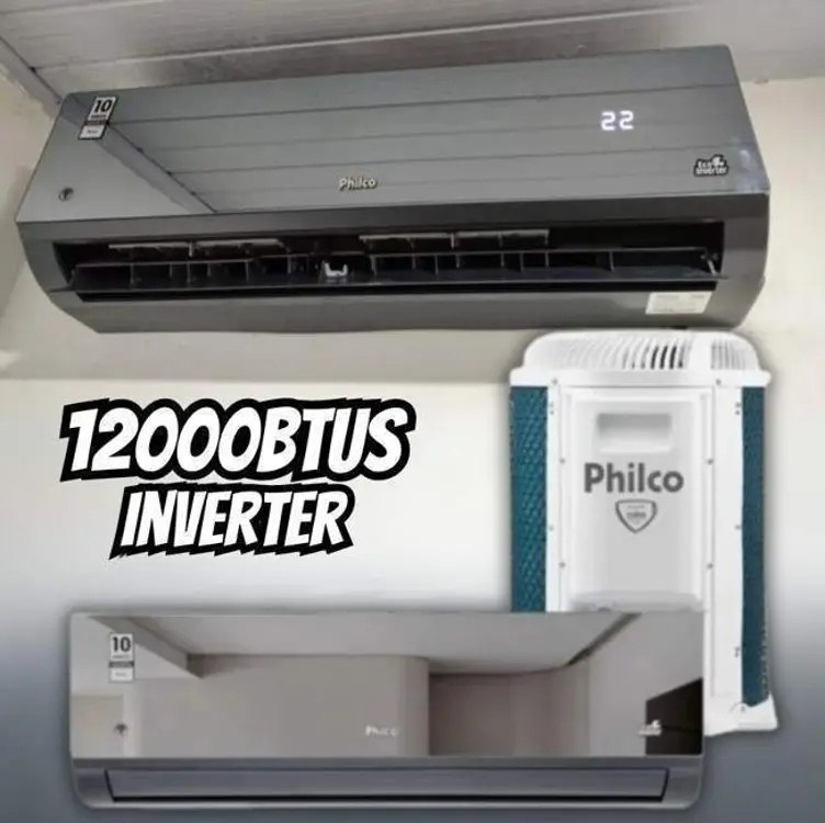 Ar Condicionado Split Inverter Philco Espelhado 12000 Btus Quente e Frio Pac12000iqfm15e 220v na Amazon