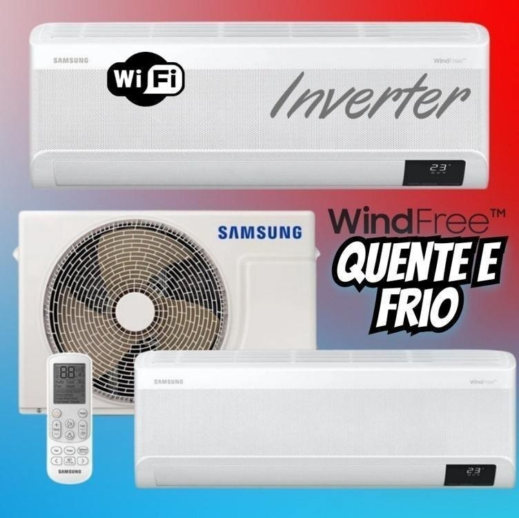 Ar Condicionado Split Inverter Samsung Windfree Connect 12000 Btus Quente/frio 220v ar12bseaawkxaz na Amazon