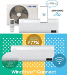 Ar-condicionado Split Inverter Samsung WindFree Connect Sem Vento 12.000 BTUs Frio AR12CVFAMWKNAZ 220V na Magazine Luiza