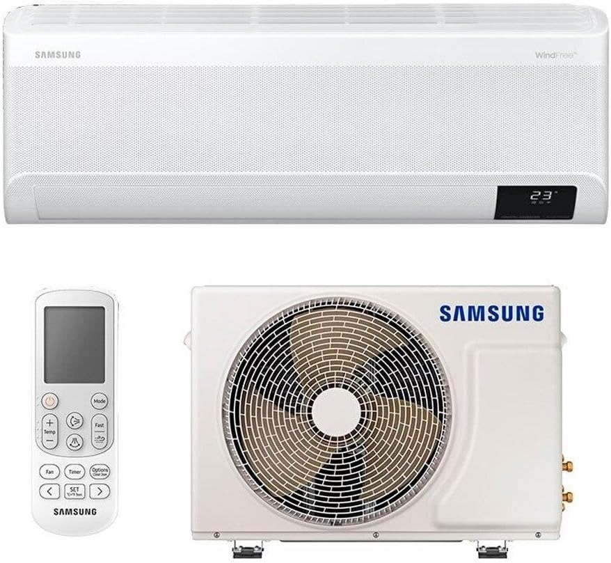 Ar-condicionado Split Inverter Samsung WindFree Connect Sem Vento 9.000 BTUs Frio Branco na Amazon