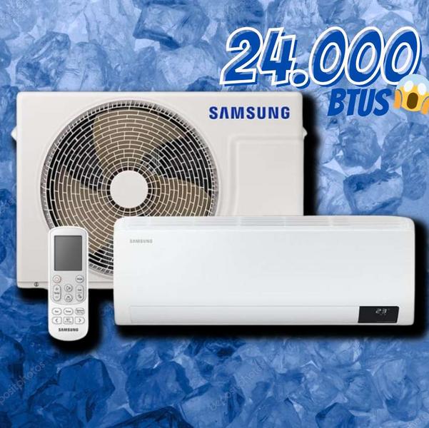Ar-condicionado Split Inverter Samsung WindFree Sem Vento 24.000 BTUs Frio AR24AVHABWKNAZ Branco 220V na Amazon